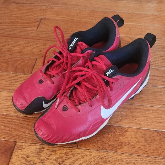 Nike Other - Nike Football Cleats Size 7 Red And Black